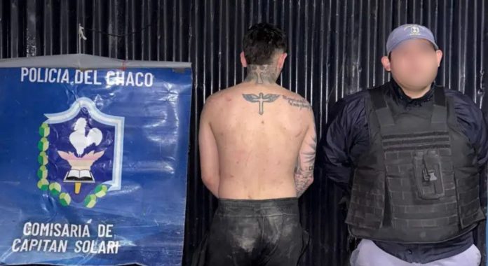 Agredió a su padre de 69 años y mutiló a un policía de Chaco durante un procedimiento: quedó detenido