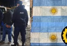 Detuvieron a dos personas por el robo de banderas argentinas durante la previa del partido de la Selección en Entre Rios
