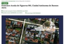 El Gobierno relanzó la subasta de un terreno en Almagro y crece el reclamo vecinal para convertirlo en una reserva urbana