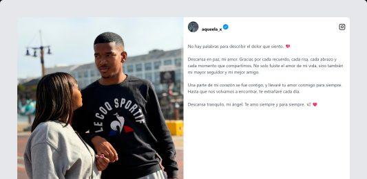 La devastadora carta de despedida de la pareja de Jayden Adams tras la muerte del futbolista sudafricano: “Descansa en paz, mi amor”