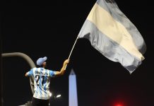 Las impactantes imágenes de la multitud que festejó la victoria de la selección argentina en el Obelisco