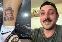 Prometió tatuarse a Morena Rial si Argentina le ganaba a Inglaterra, cumplió y su historia se volvió viral