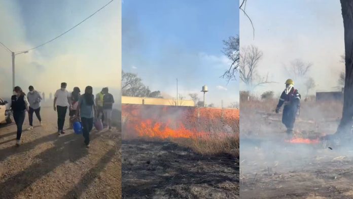 Salta enfrenta más de 25 focos de incendio activos propagados por el viento Zonda